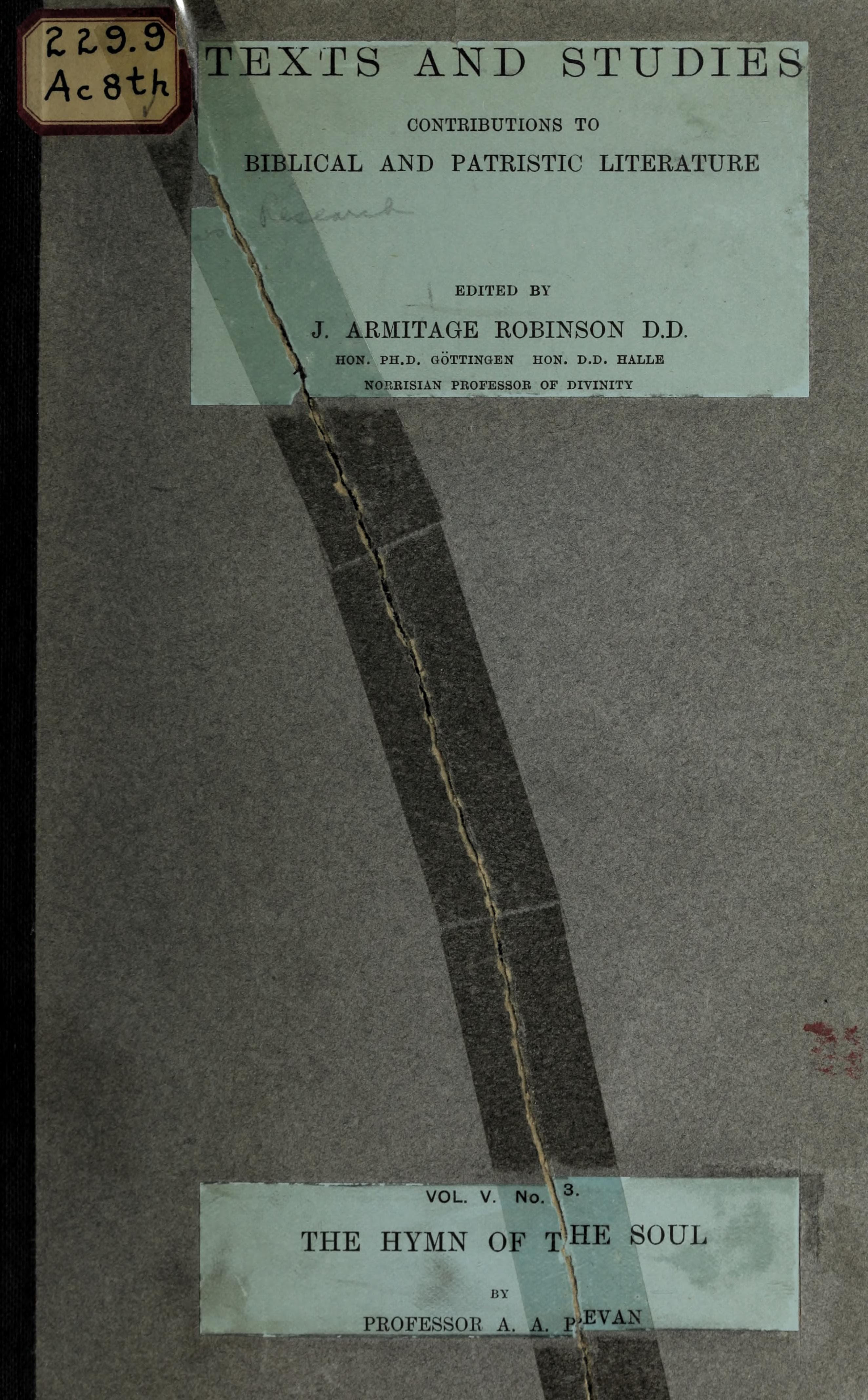 The Hymn of the Soul (from Acts of Thomas)