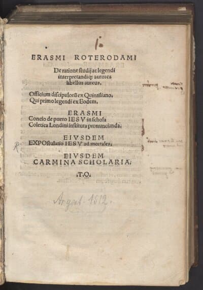 De ratione studii ac legendi interpretandique auctores