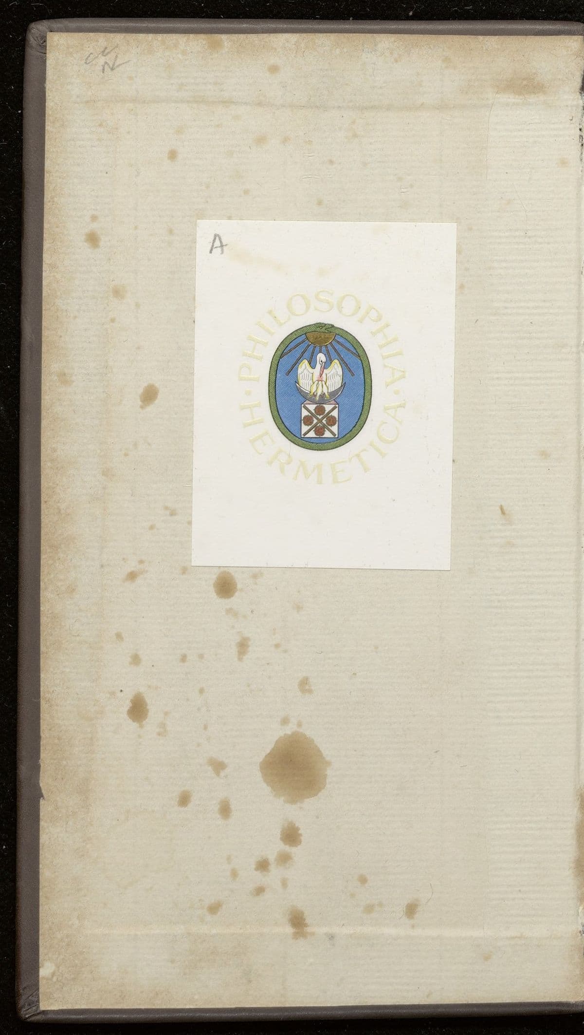 Chymisches Zwey-Blat. Das ist zwey vortreffliche chymische Tractätlein Eröffneter Eingang zu dess Königs verschlossenem Pallaste. Von dem Stein der Weisen