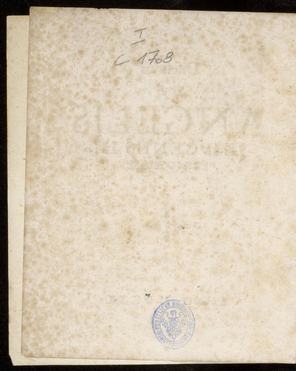 Discursus de angelis seu geniis imperiorum