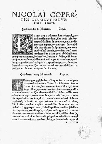 De revolutionibus orbium coelestium, libri VI
