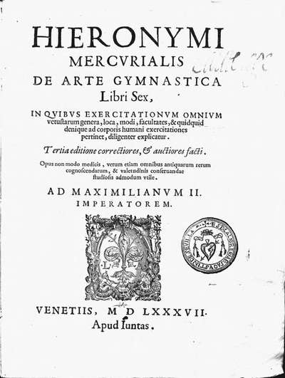 Hieronymi Mercurialis De arte gymnastica libri sex