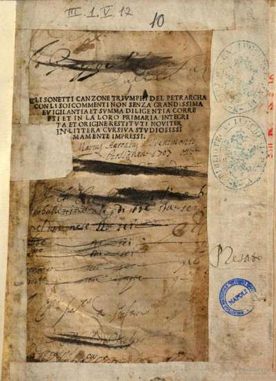 Li Sonetti Canzone Triumphi