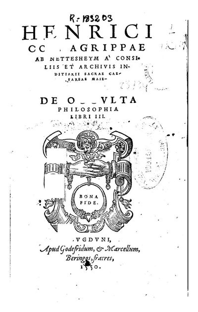 De occulta philosophia libri III